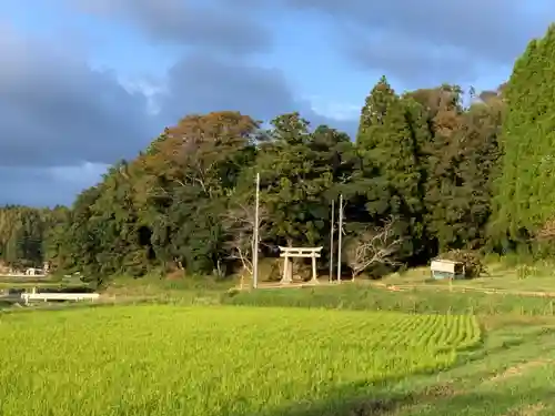 面足神社の鳥居