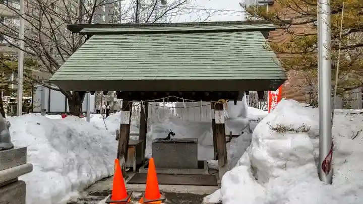 北海道神宮頓宮の手水舎
