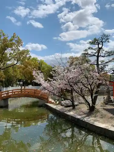 百舌鳥八幡宮の庭園