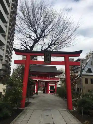 成子天神社の鳥居