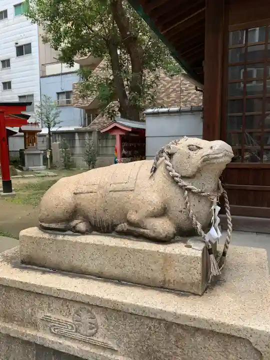 走水神社の狛犬