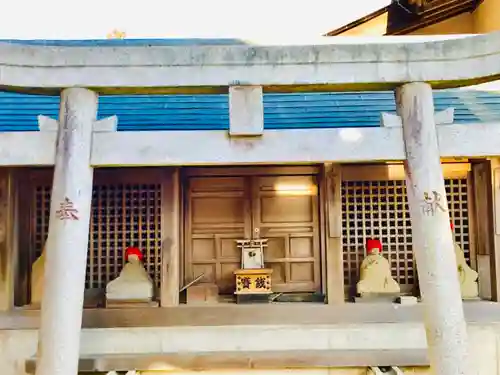 不動院（東光寺）の鳥居