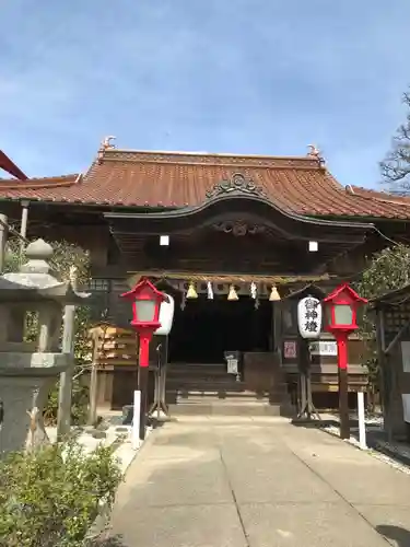 津田八幡宮の本殿