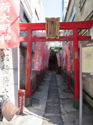 太郎稲荷神社の鳥居