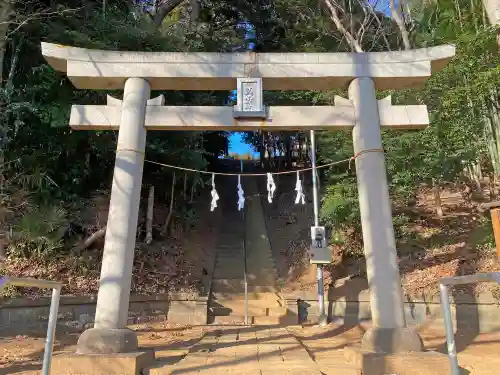 吉田杉山神社の鳥居