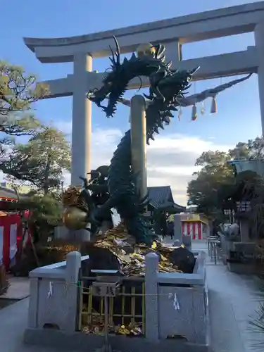 田村神社の狛犬