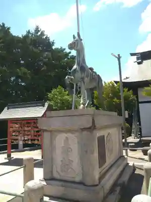 道通神社の狛犬