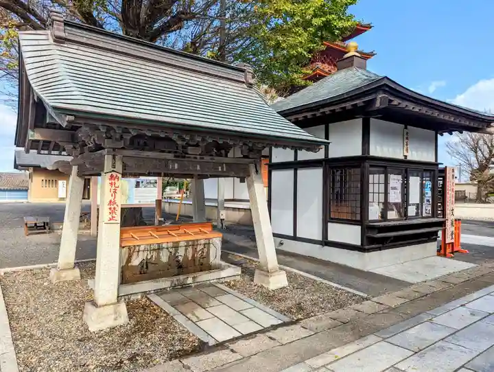 飯沼山 圓福寺の手水舎