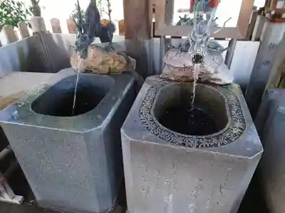 真清田神社の手水舎