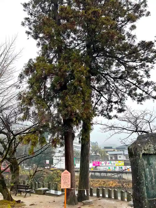 與止日女神社の自然