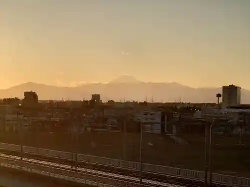 多摩川浅間神社の景色