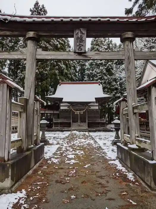生保内神社の鳥居