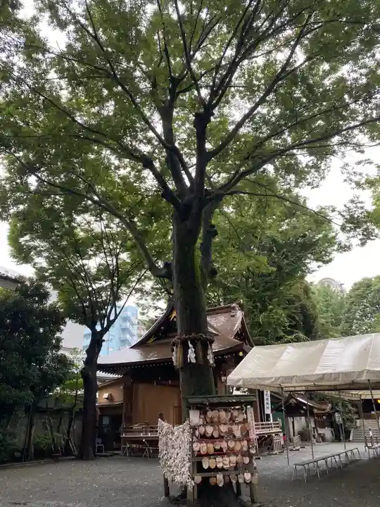子安神社の庭園