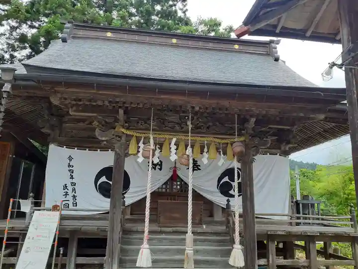 生出森八幡神社(里宮)の本殿・本堂