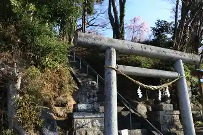 阿久津「田村神社」(郡山市阿久津町)旧社名:伊豆箱根三嶋三社の鳥居