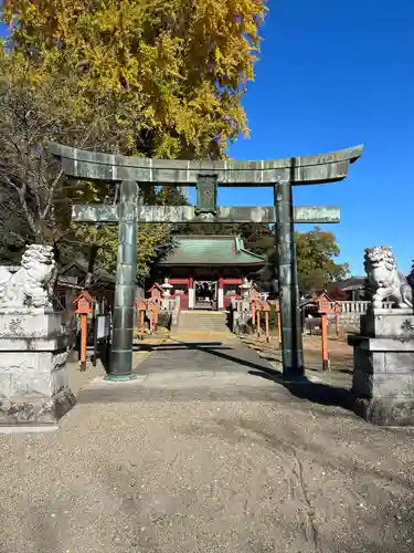 長沼八幡宮の鳥居