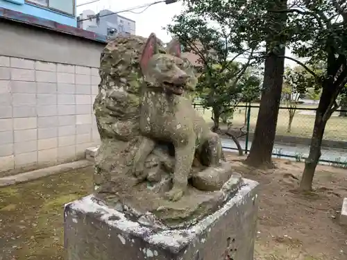 宿大神社の狛犬