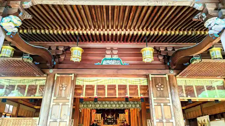 湯島天満宮の本殿・本堂