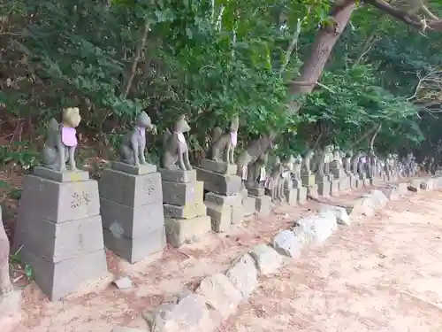 高山稲荷神社の狛犬