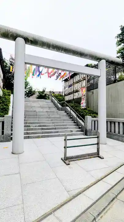 駒込妙義神社の鳥居