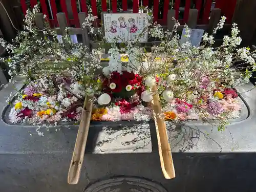 下谷神社の手水