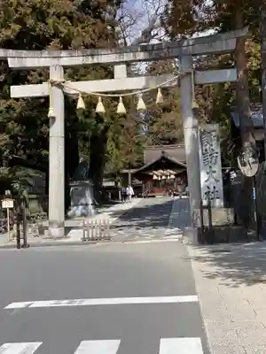 諏訪大社下社春宮の鳥居