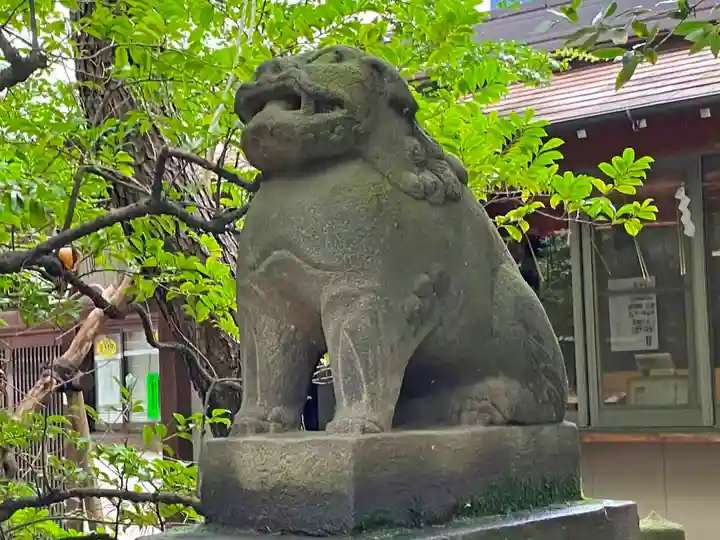 御田八幡神社の狛犬