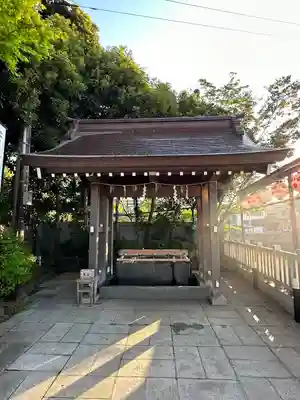 検見川神社の手水舎
