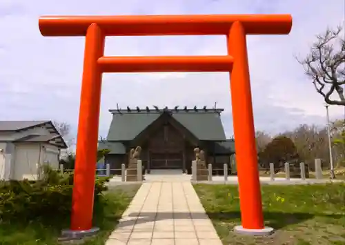 天塩厳島神社の鳥居