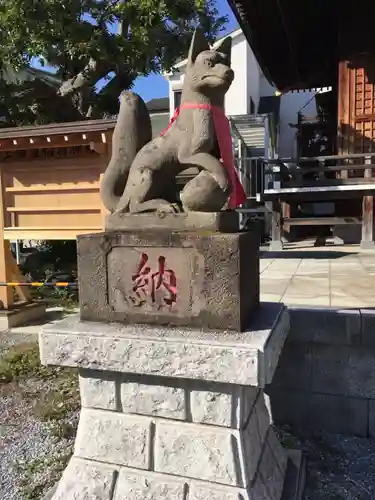 三輪里稲荷神社の狛犬