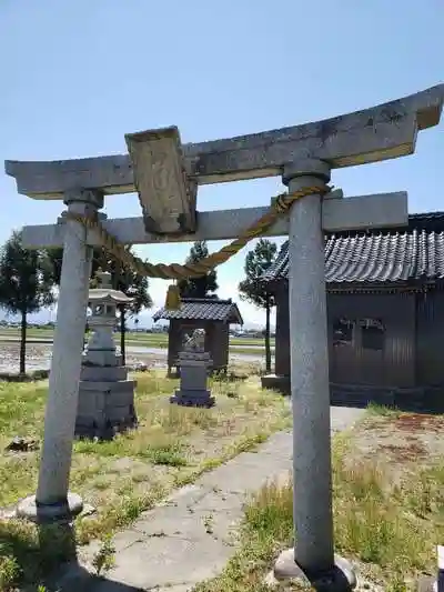 砂田神社の鳥居