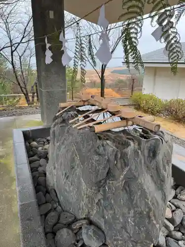 鳥取縣護國神社の手水舎