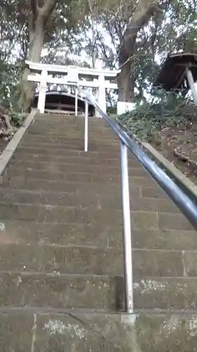 坊辺田水神宮の鳥居