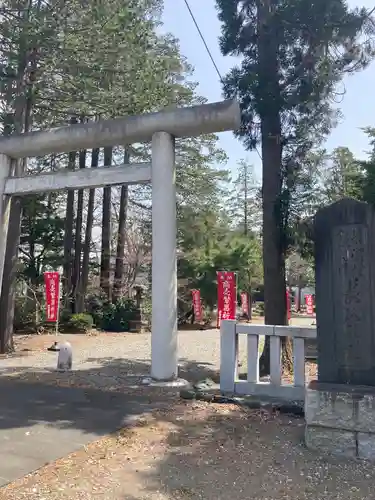 長沼神社の鳥居