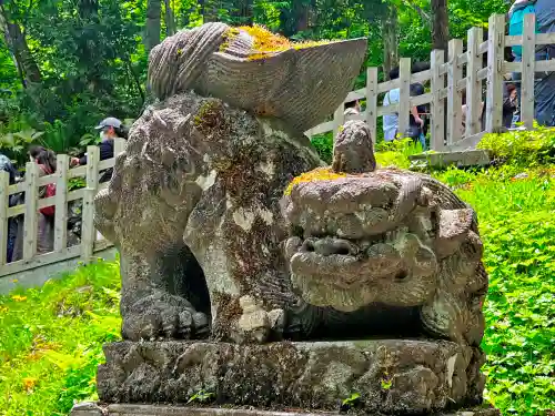 戸隠神社奥社の狛犬