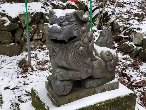 奥山愛宕神社の狛犬