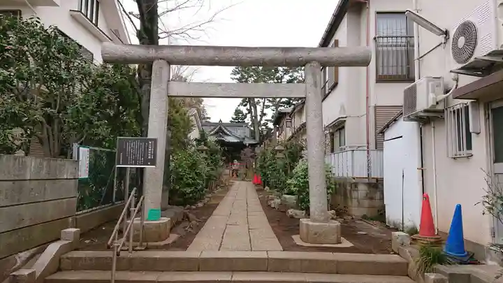 東玉川神社の鳥居