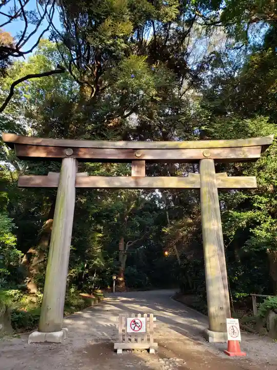 明治神宮の鳥居