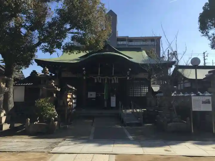 感田神社の本殿・本堂