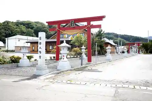 落部八幡宮の鳥居