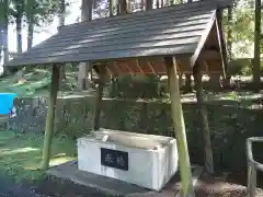 精進川浅間神社の手水