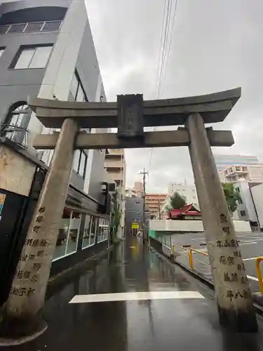 瑜伽神社　(大黒神社、蛭子神社)の鳥居