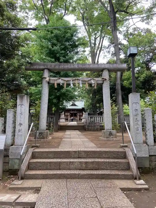 八雲氷川神社の鳥居