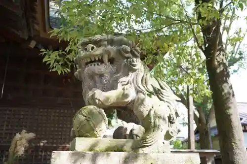 阿邪訶根神社の狛犬