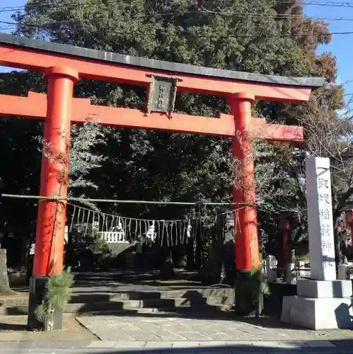 一瓶塚稲荷神社の鳥居