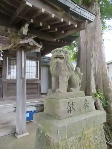 鮫八幡宮の狛犬