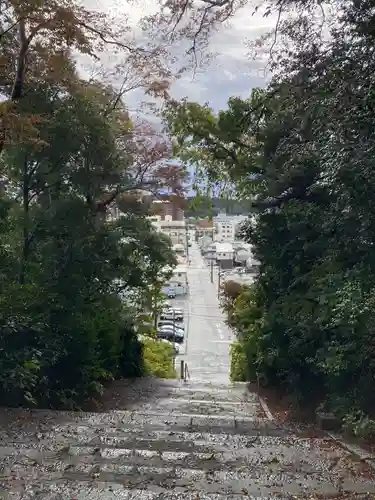 子鍬倉神社の景色