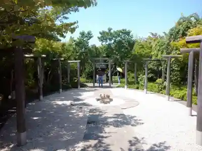 鉄道神社の鳥居