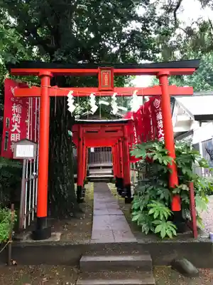 下神明天祖神社の鳥居