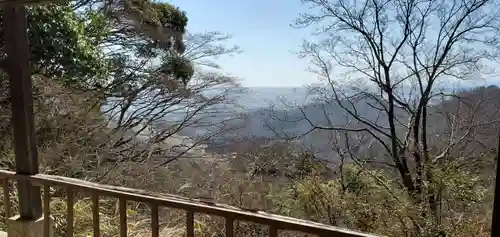 唐澤山神社の景色